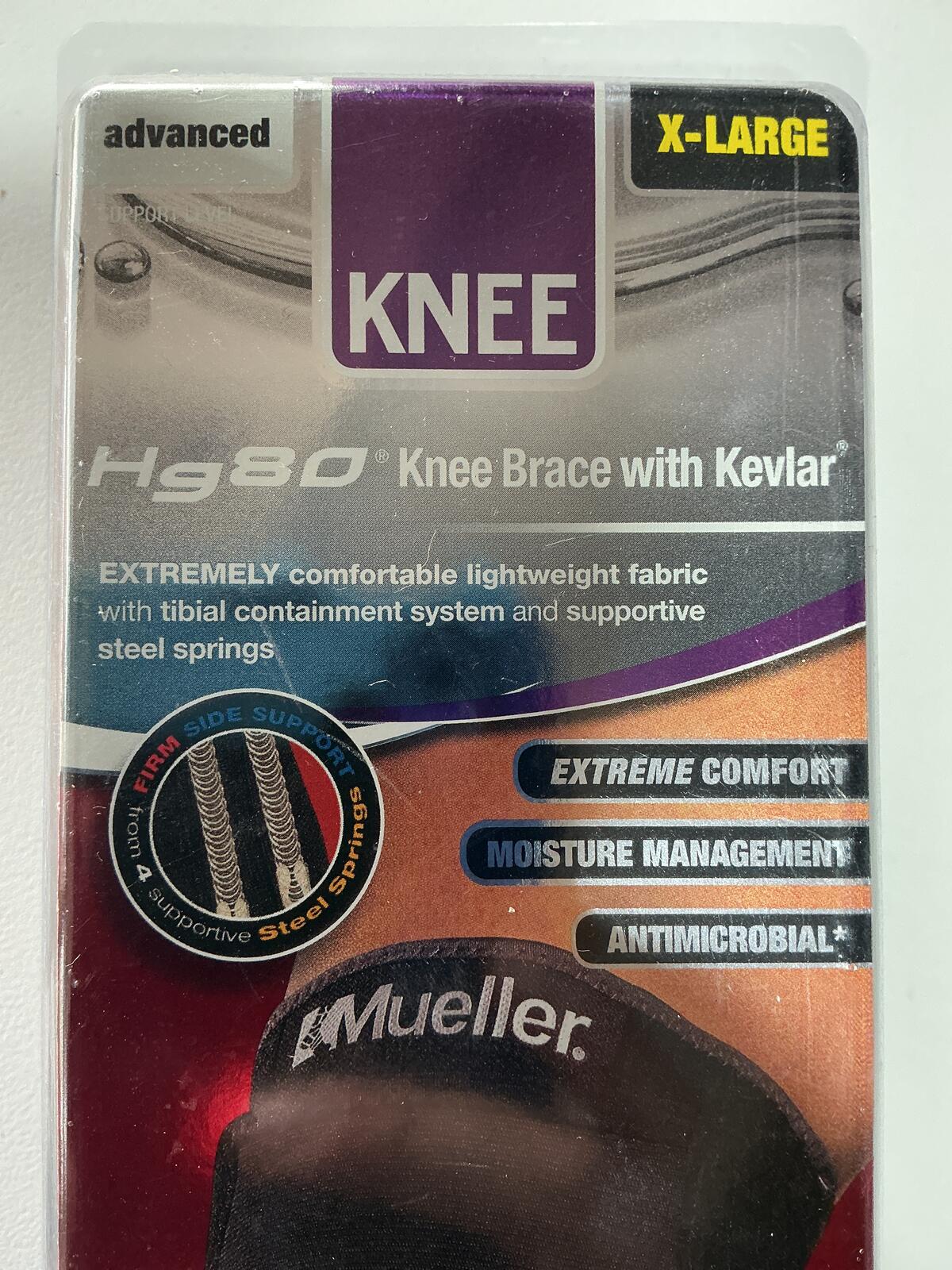 Mueller Hg80 Knee Brace with Kevlar X-Large Comfortable Support
