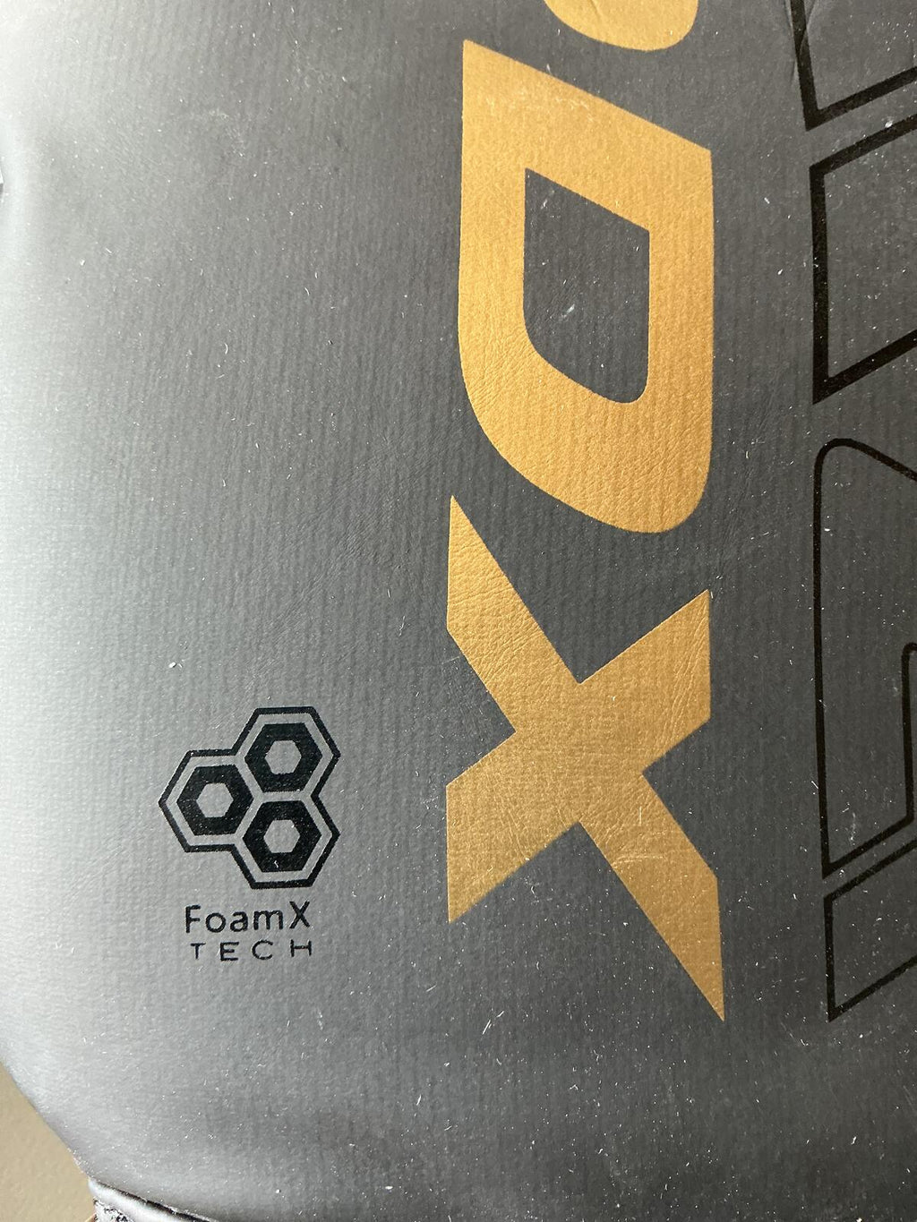 RDX Black and Gold Boxing Gloves with FoamX Tech Size 10oz