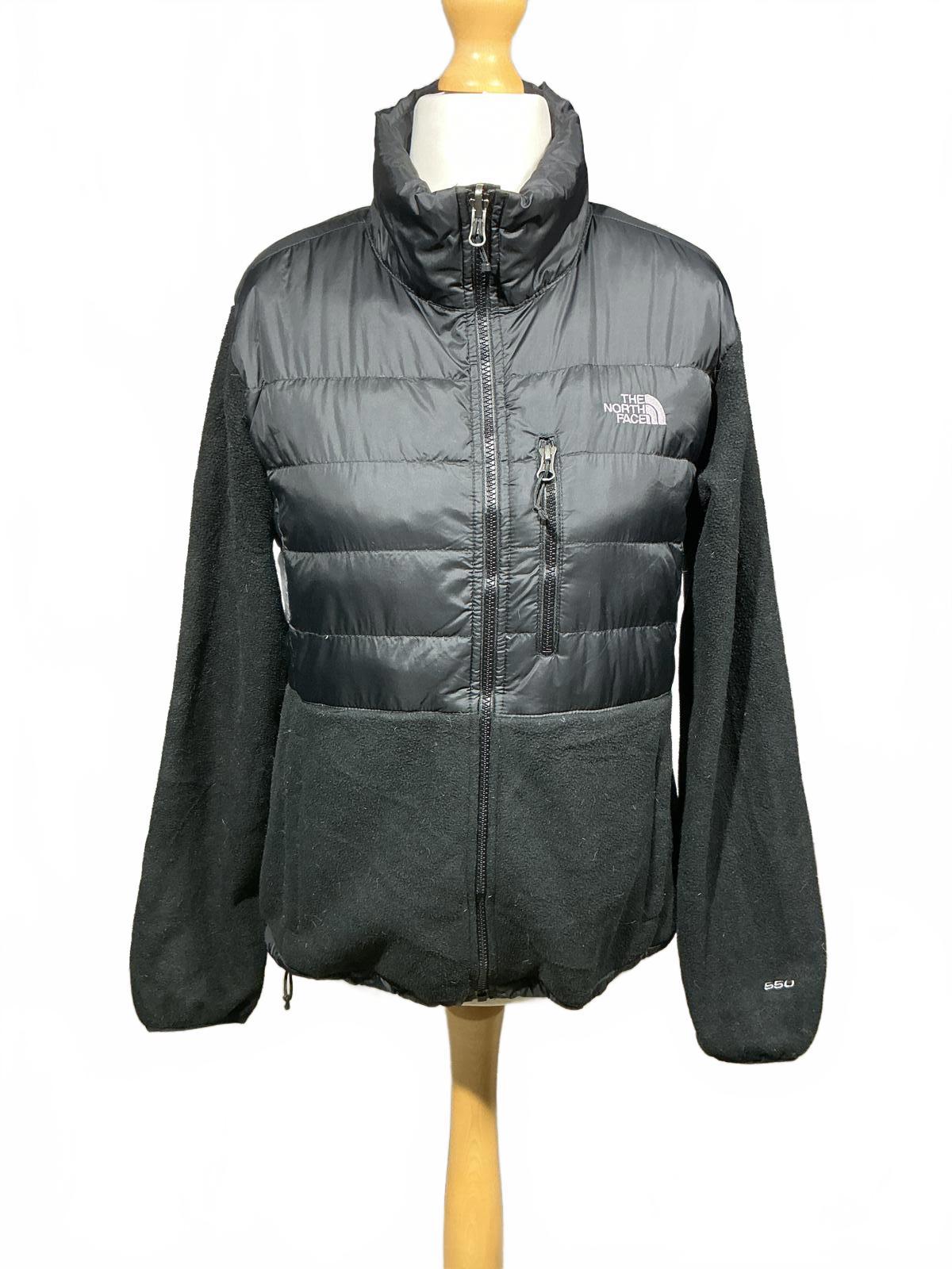 The North Face Ladies Black Fleece Jacket with Padded Front