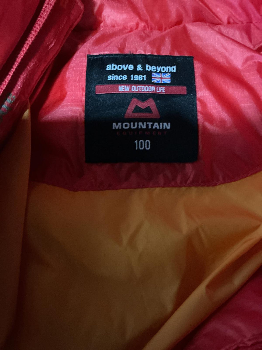 Mountain Equipment Women's Red Puffer Jacket