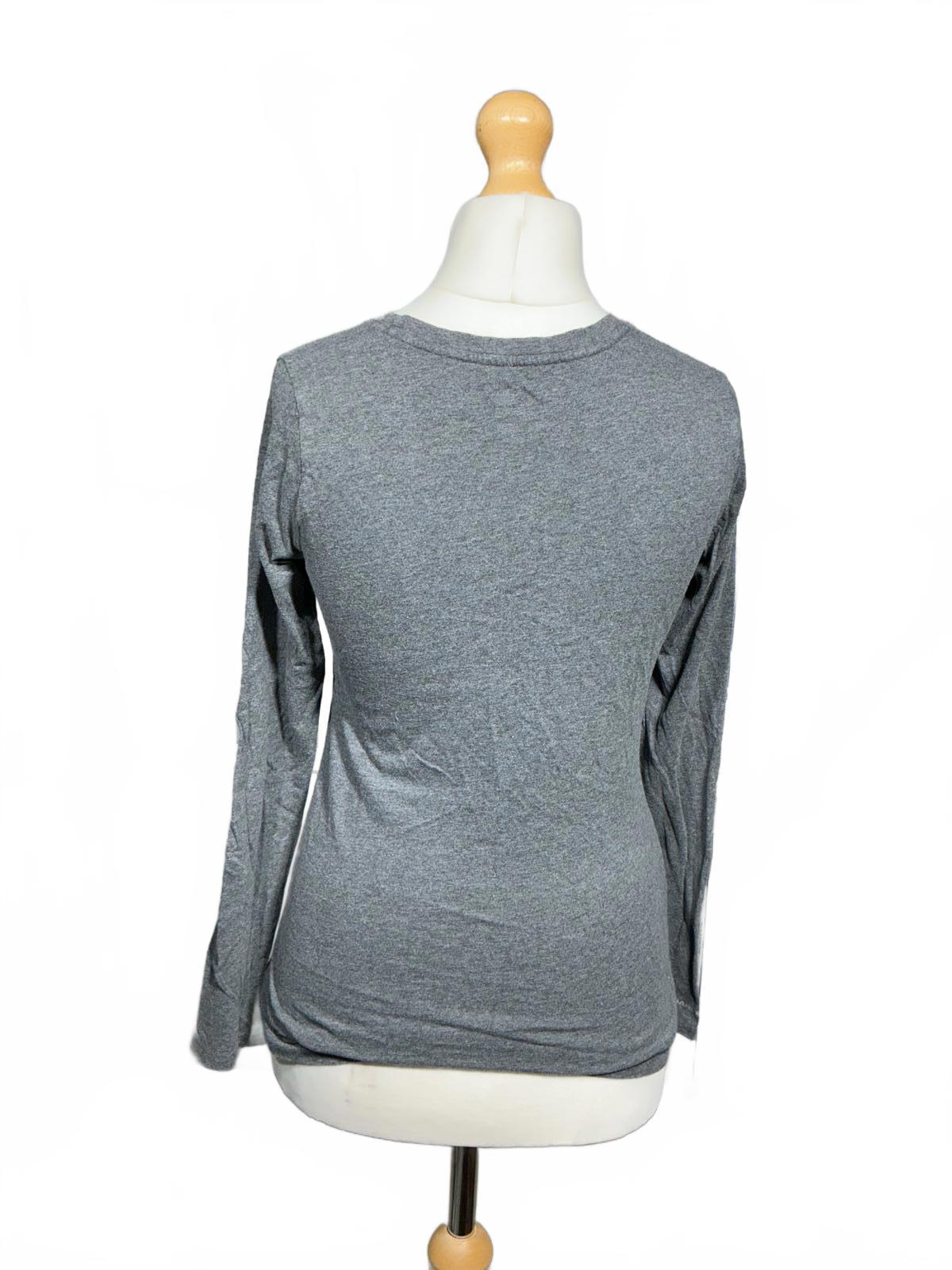 Under Armour Women's One Woman Army Long Sleeve T-Shirt Grey Pink