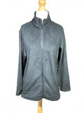 Grey Full Zip Women's Fleece Jacket