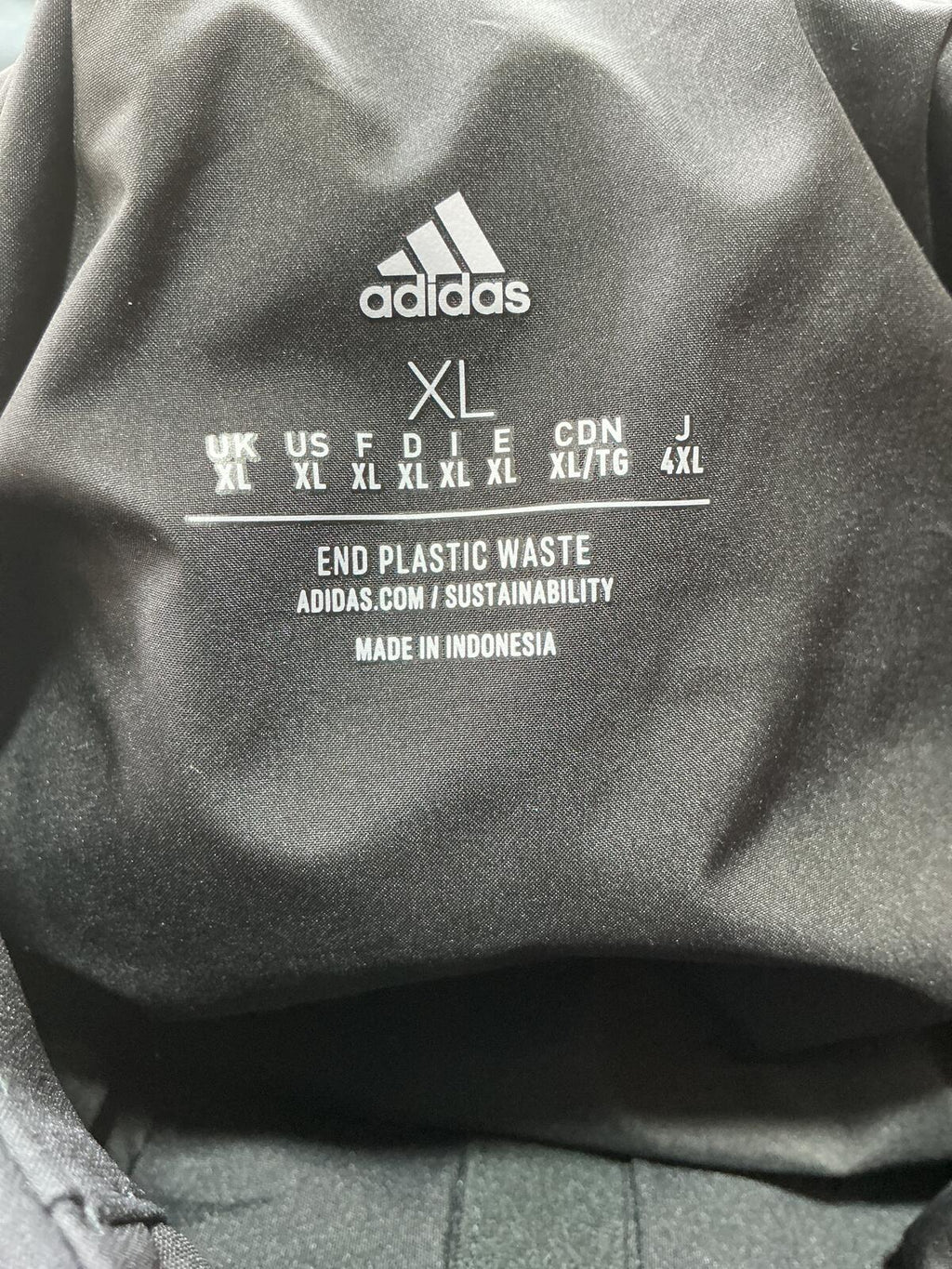 Adidas Terrex 2L Waterproof Hooded Jacket — Black — Men's XL