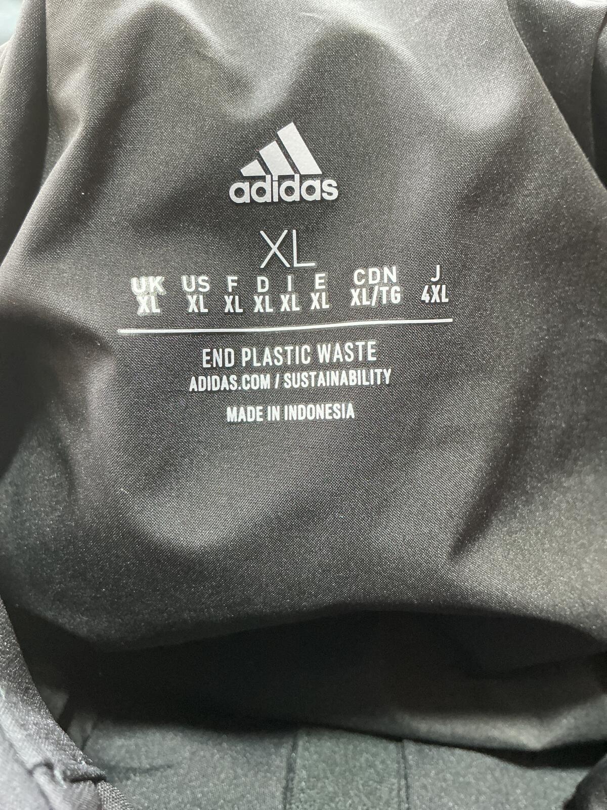 Adidas Terrex 2L Waterproof Hooded Jacket — Black — Men's XL