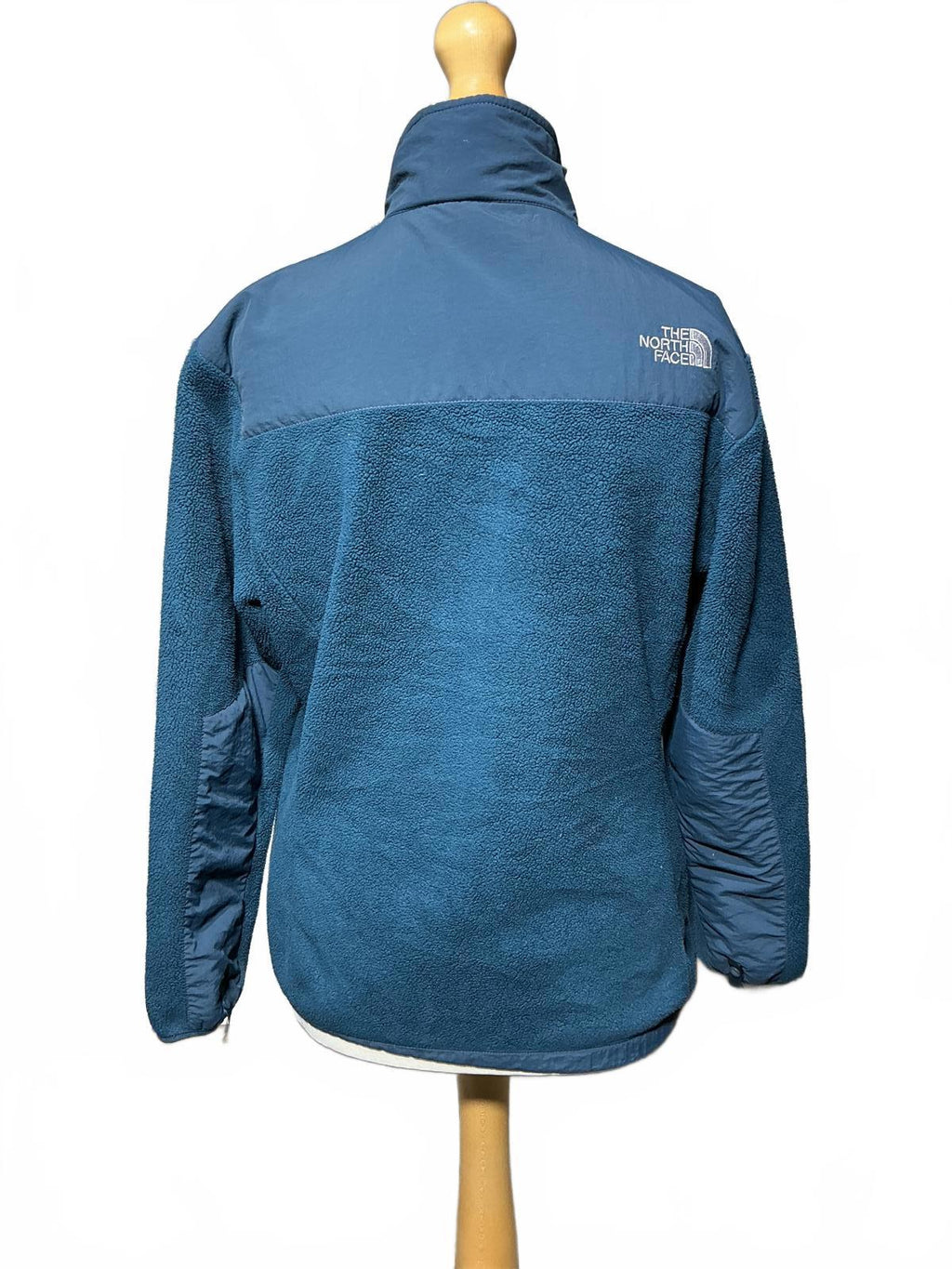 The North Face Girls Blue Fleece Jacket with Zip-Up Front