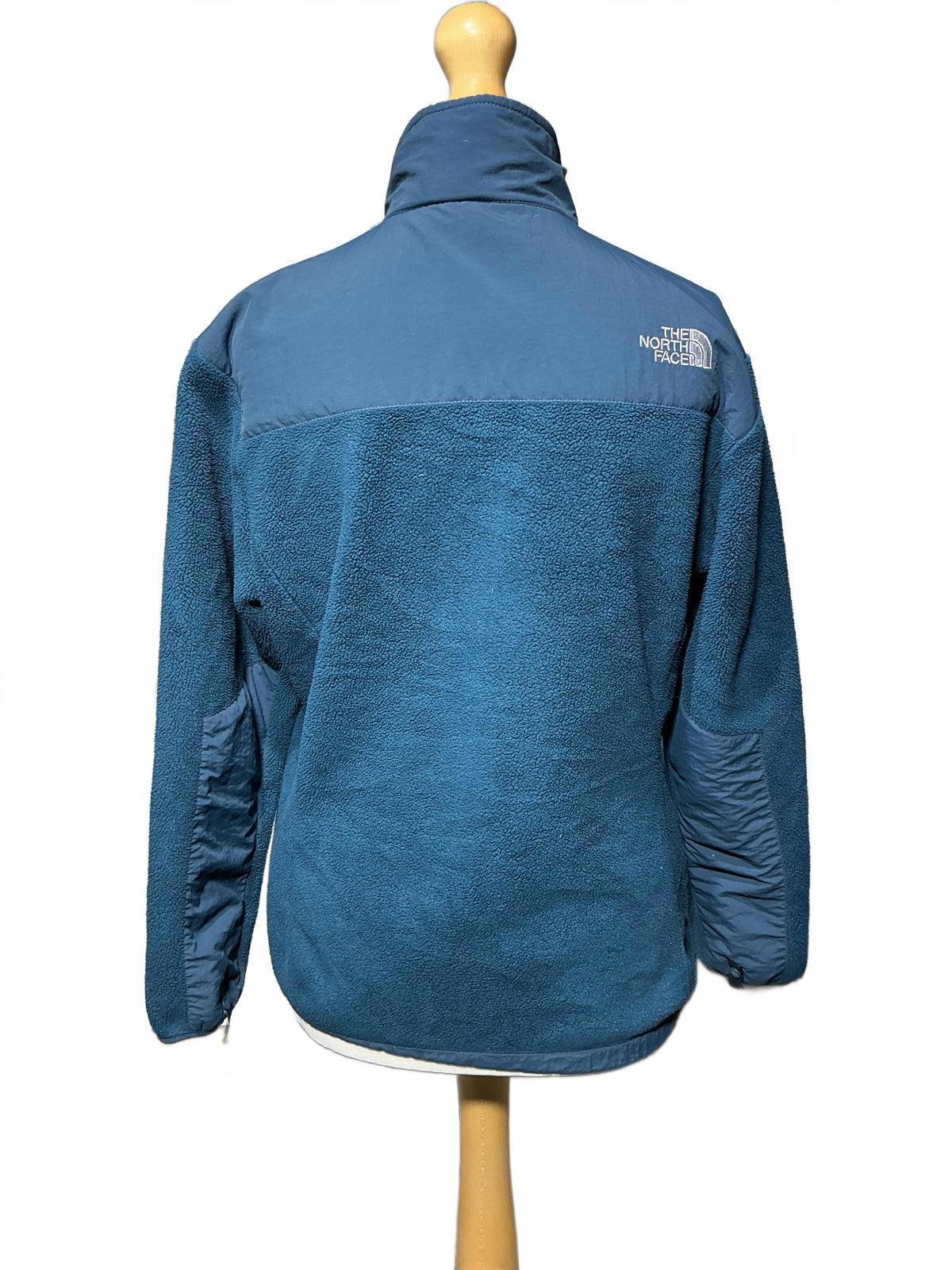 The North Face Girls Blue Fleece Jacket with Zip-Up Front