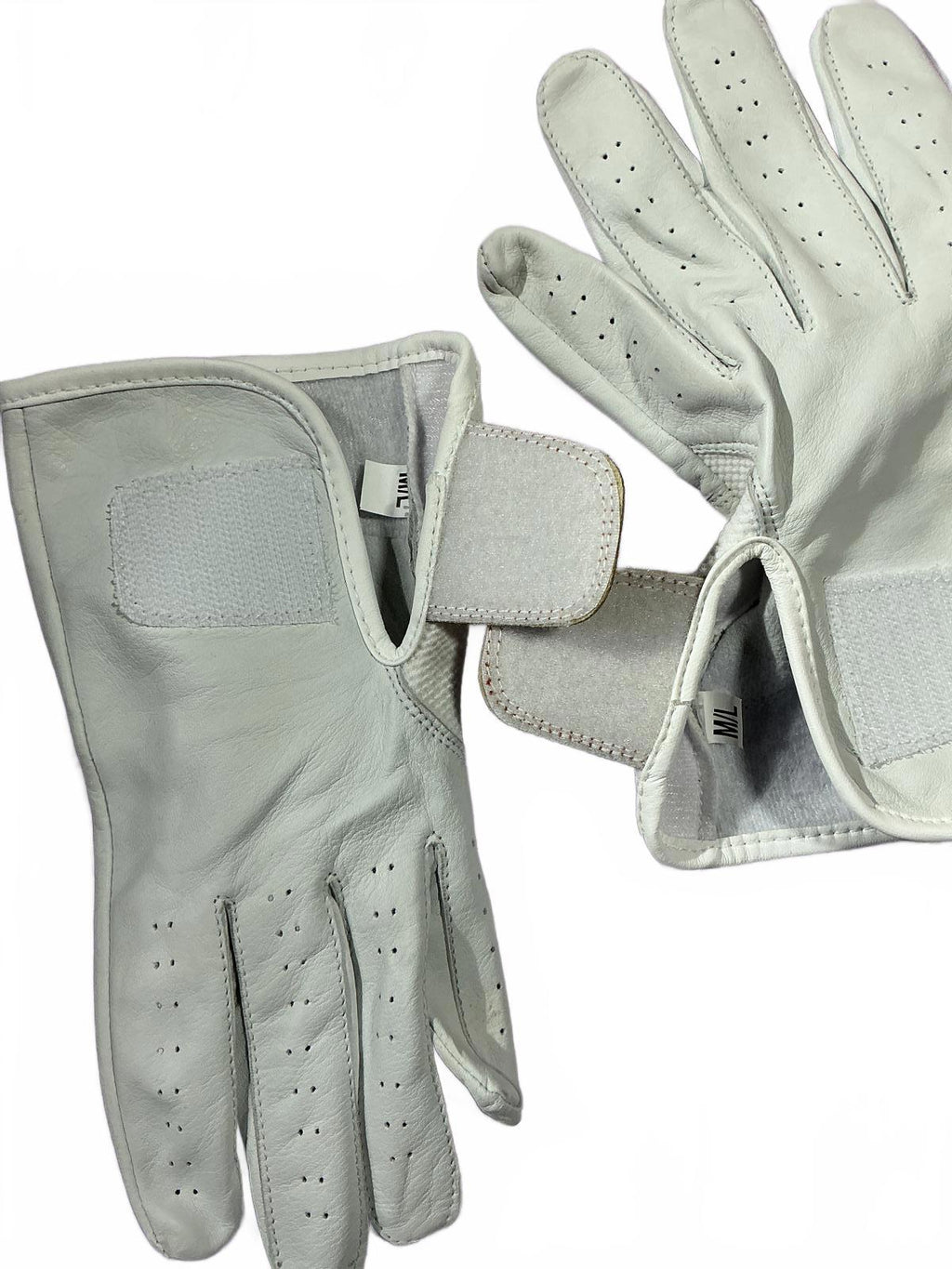 Dega White Cabretta Leather Gloves Size M/L for L/H