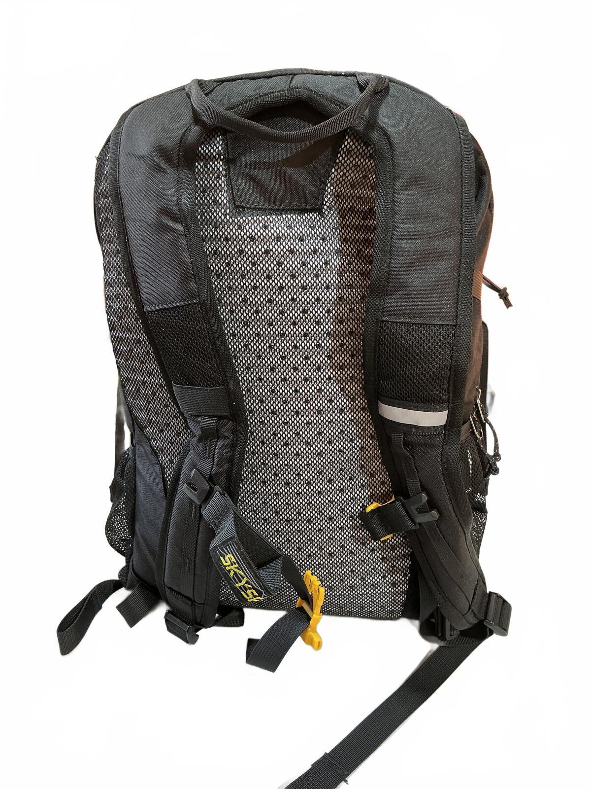 Skysper Black Hiking Backpack with Multiple Compartments Size Medium