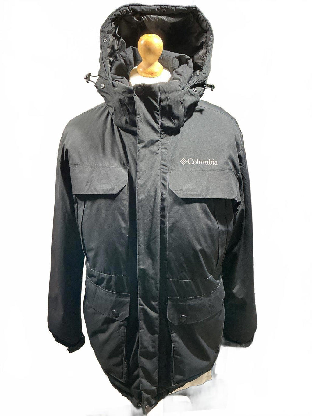 Columbia Men's Winter Jacket Waterproof Insulated Black Medium