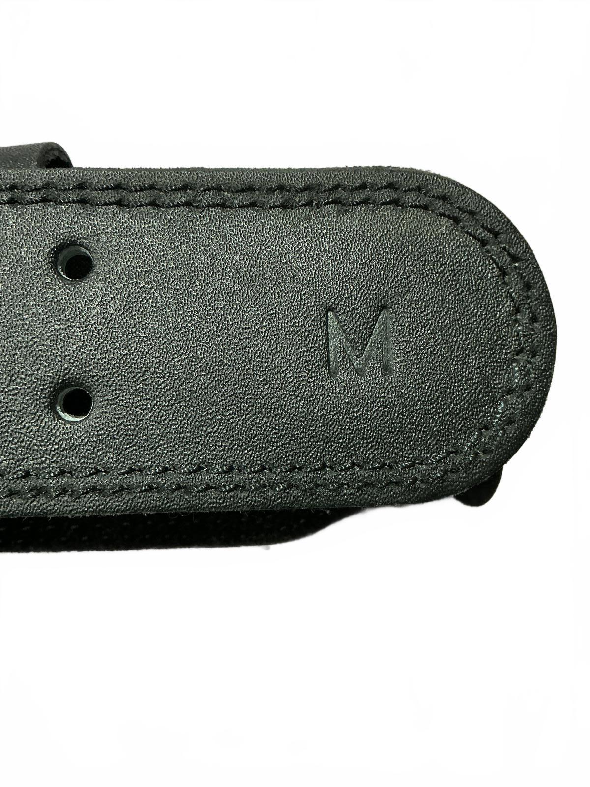 RDX Black Weightlifting Belt Size M Support Training Gym Fitness