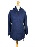 Navy Blue Fleece Women's Hoodie Sweatshirt