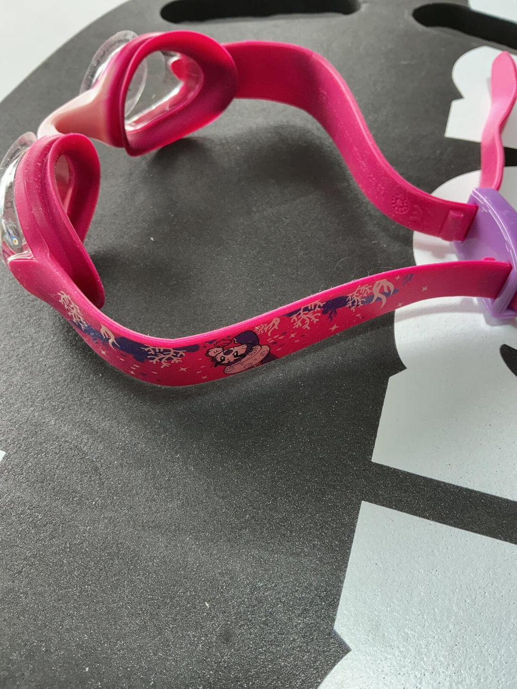 Arena Kickboard with Speedo Pink Kids Swimming Goggles Adjustable Strap