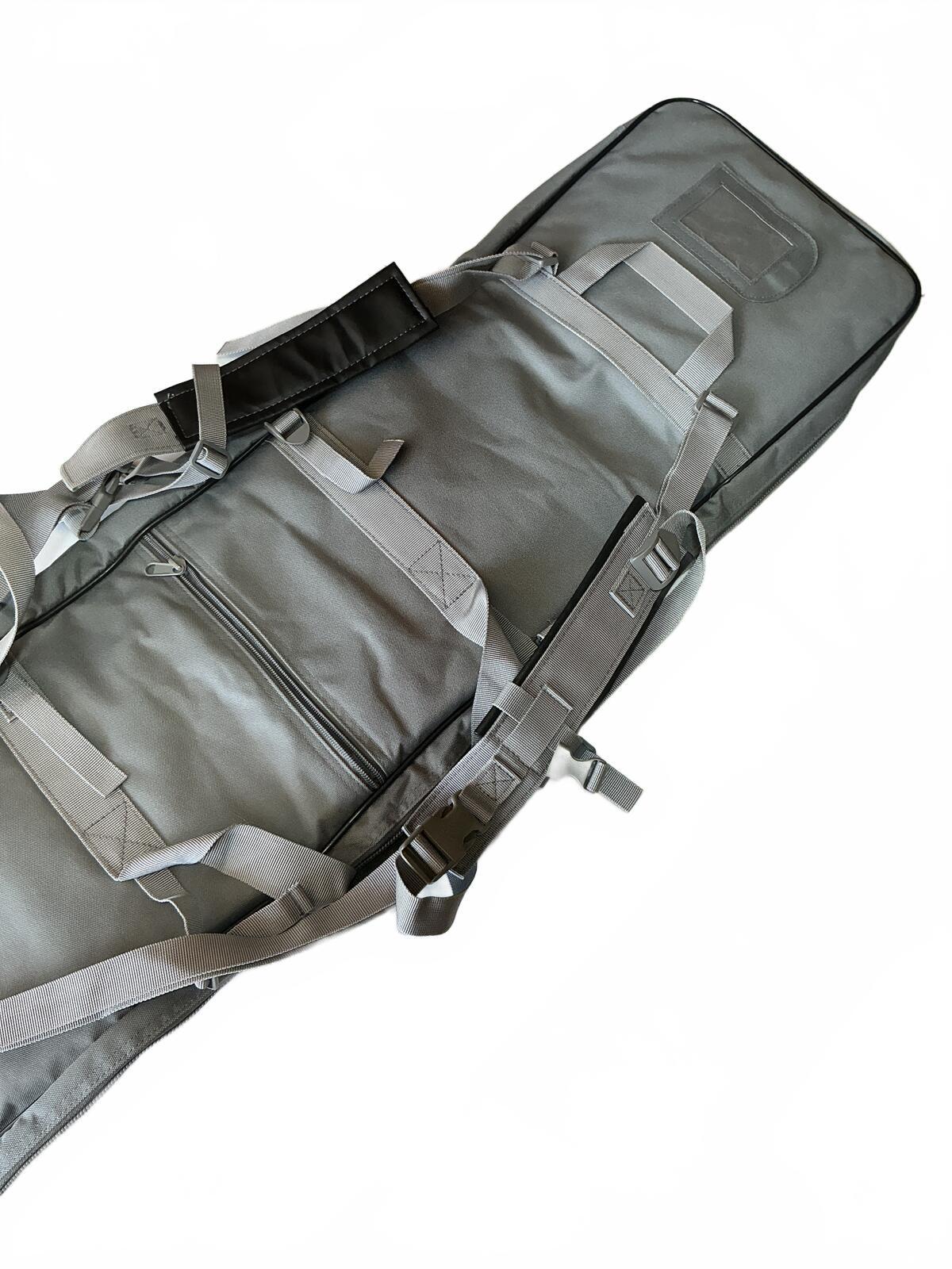 Generic Tactical Rifle Case Bag with Multiple Pockets and Adjustable Straps