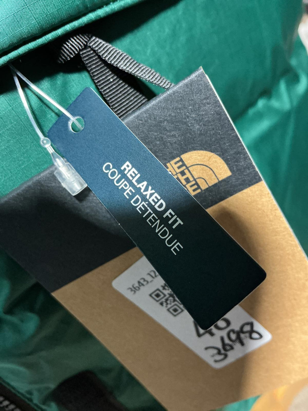 The North Face Small Ladies Down Himalayan Green Puffer Jacket with Hood