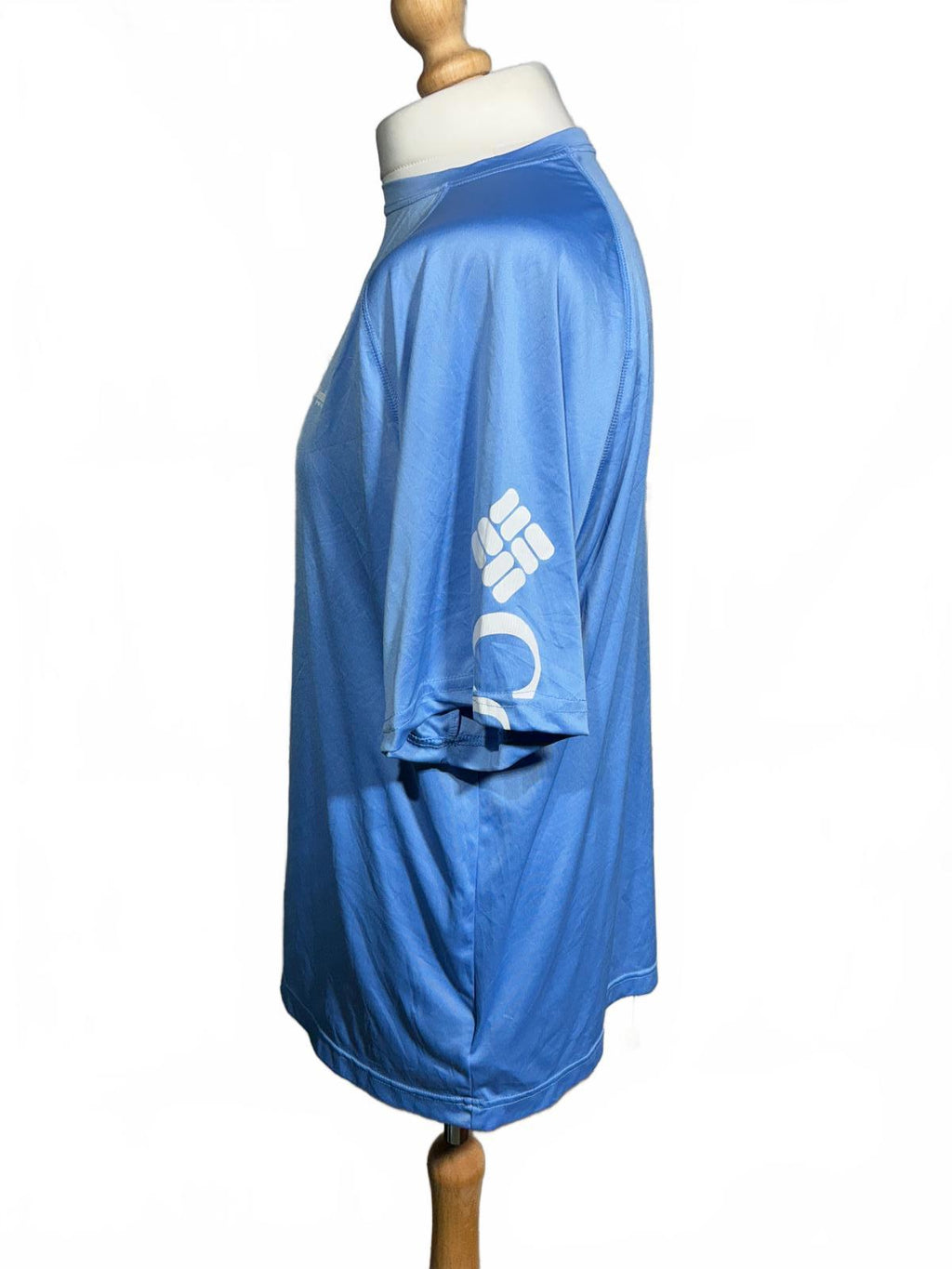 Columbia Men's Short Sleeve Pfg Activewear T-shirt Blue
