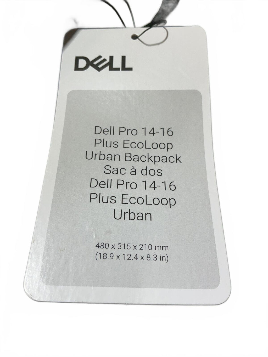 Dell Pro 14-16 Plus EcoLoop Urban Backpack Grey Black 480x315x210 mm