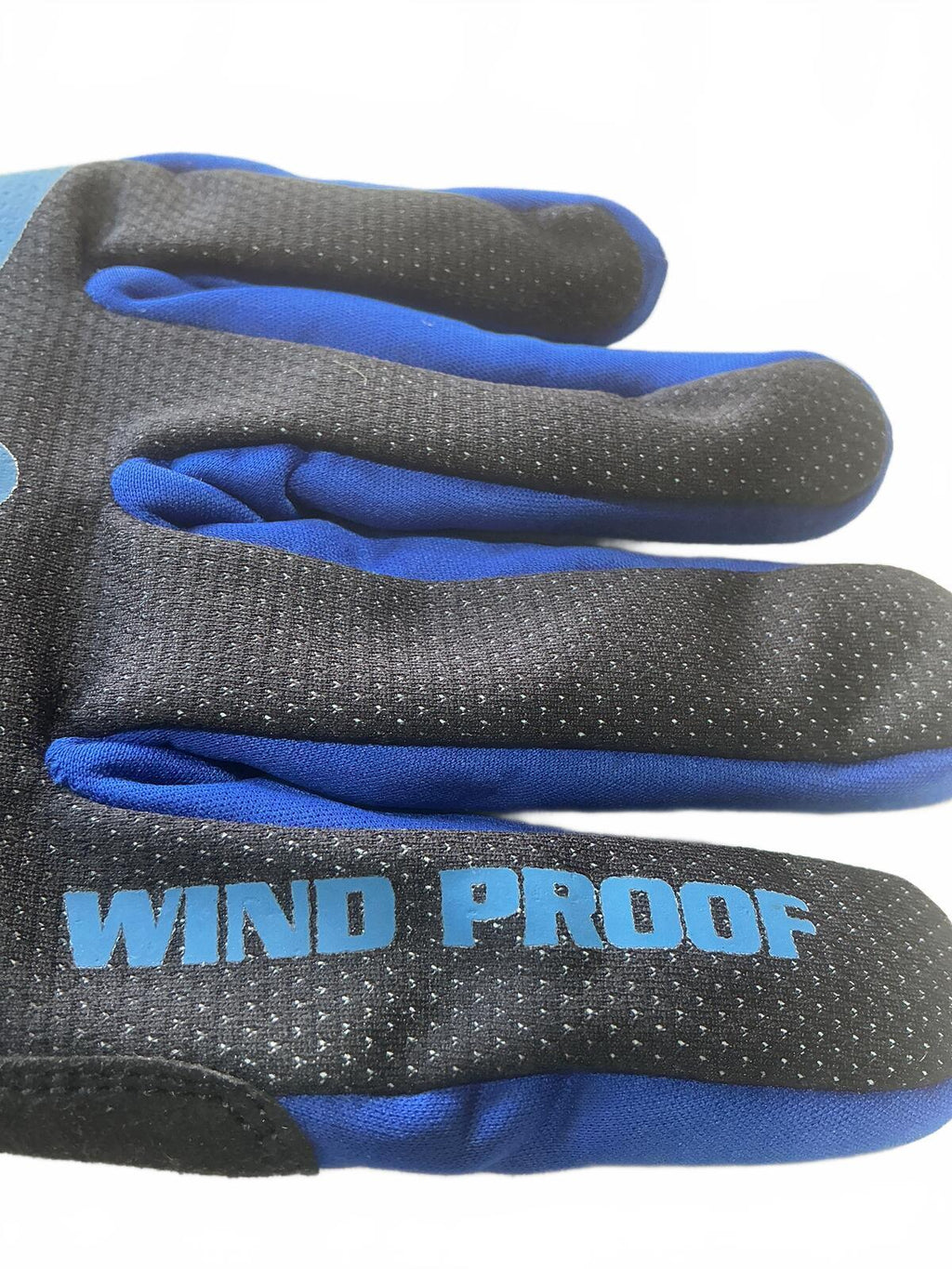 Fdx XXL Gel Padded Black and Blue bike Gloves with Wind Proof Feature