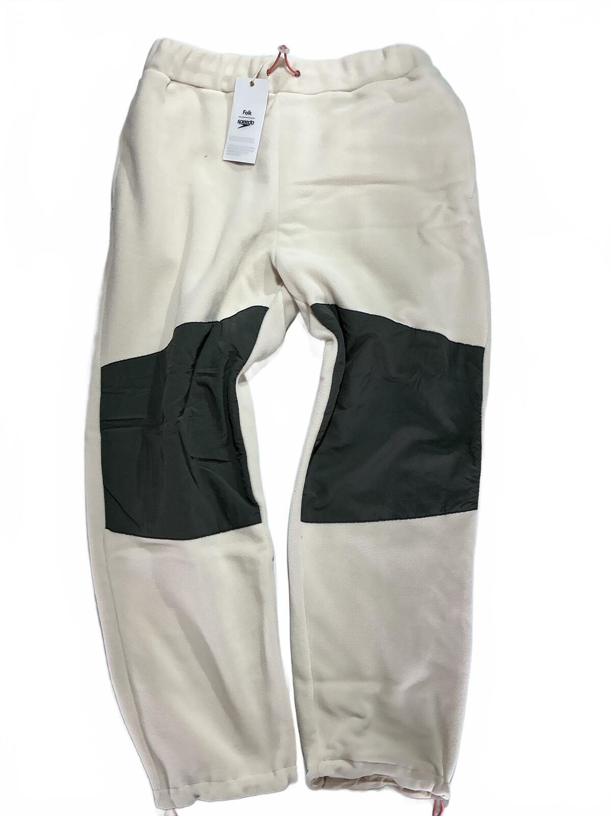 *NEW* Folk x Speedo Cream Colourblock Joggers Size M