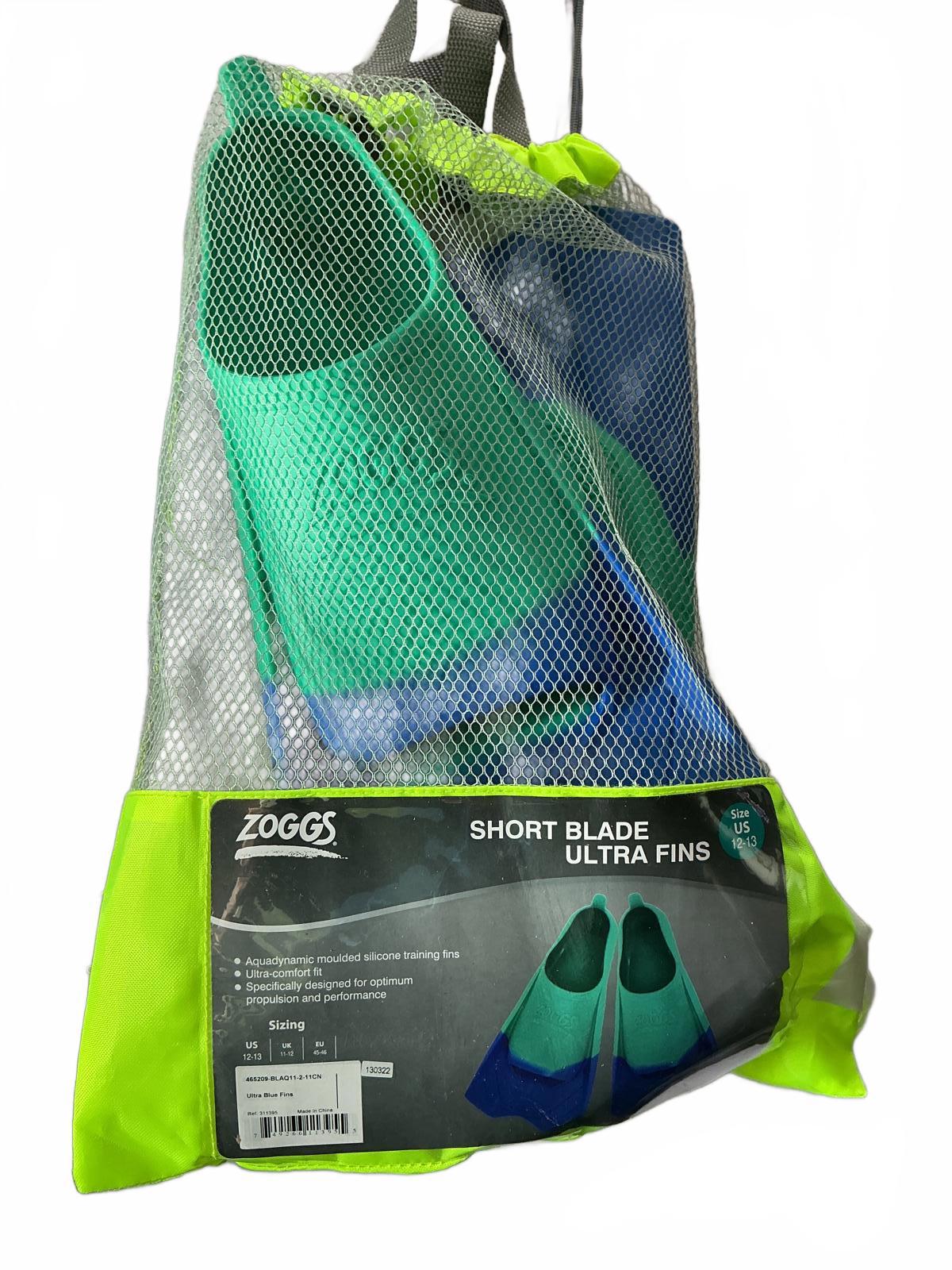 Zoggs Short Blade Ultra Fins Size 11-12