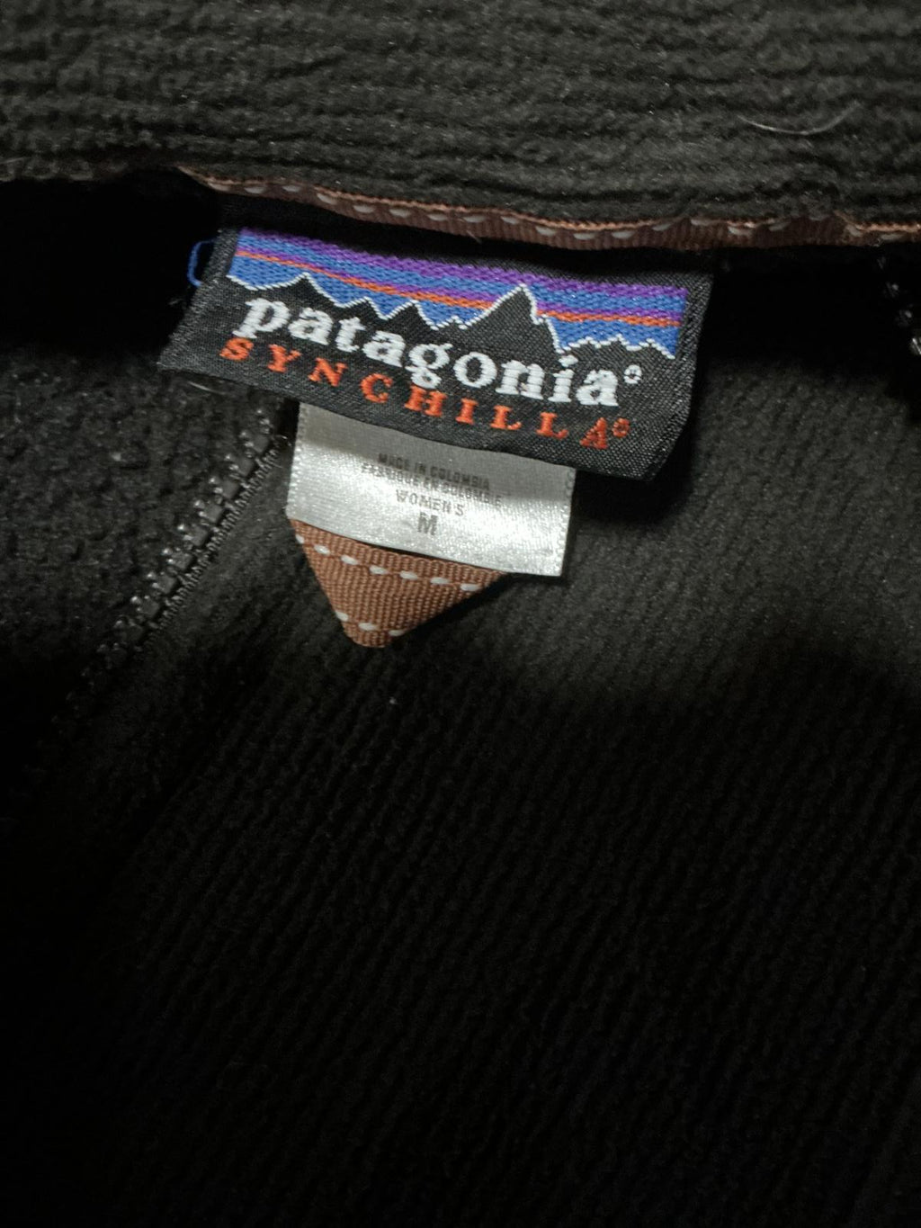 Patagonia Women's Synchilla Full-Zip Fleece Jacket Medium Brown Very Good