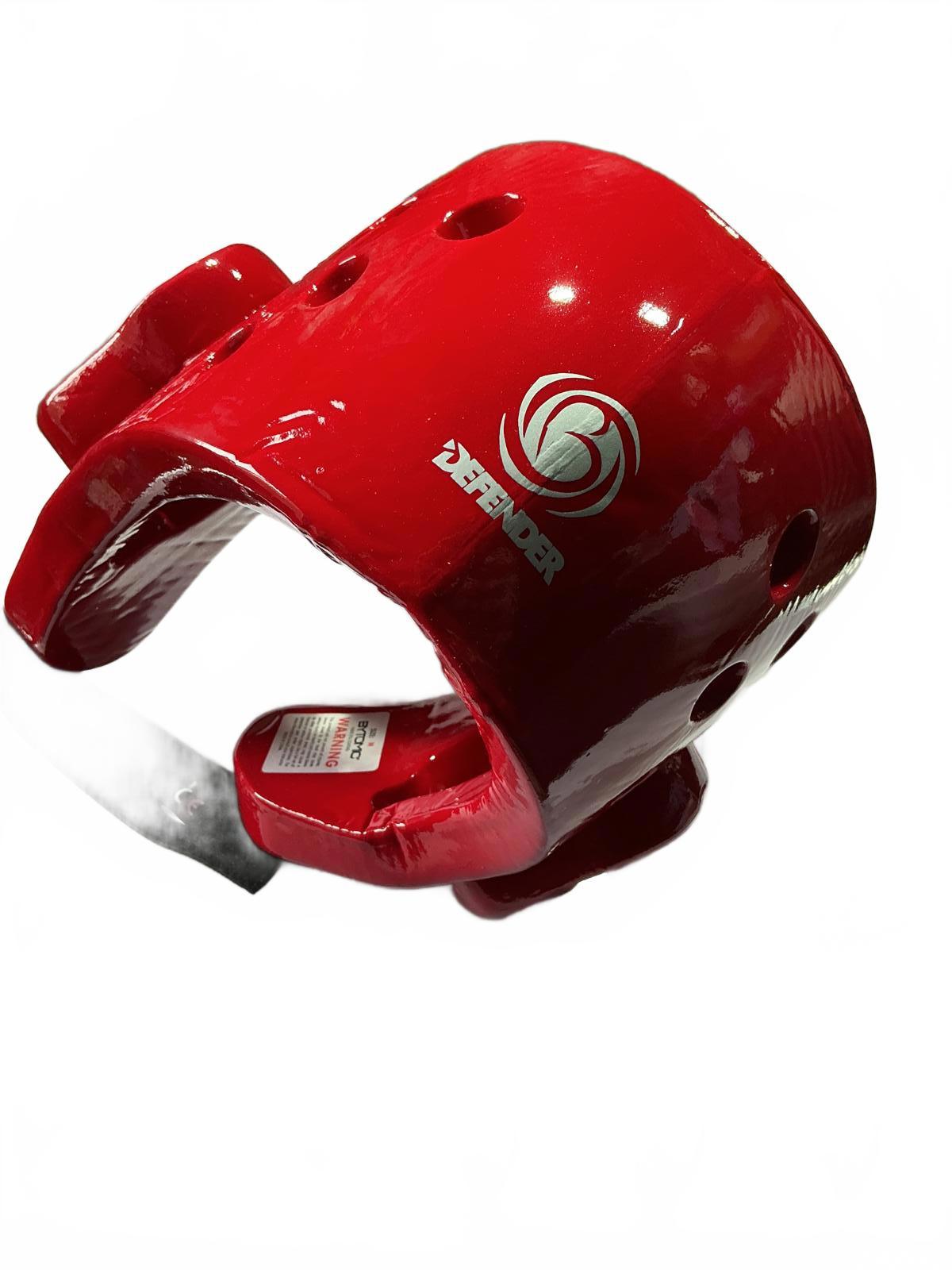 Byronic Defender Red Head Guard Helmet Size Medium