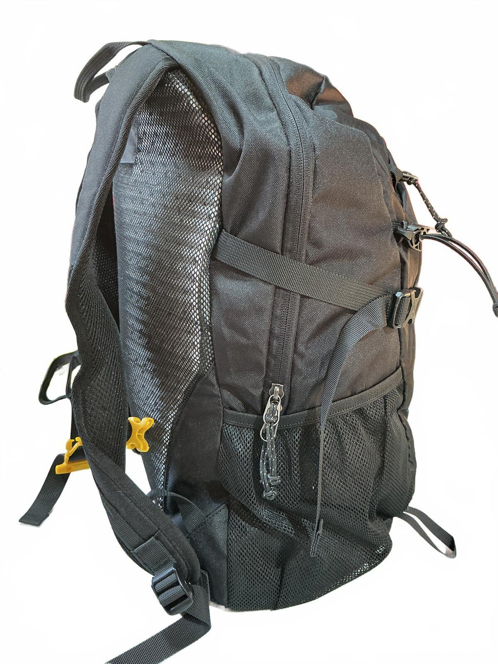 Skysper Black Hiking Backpack with Multiple Compartments Size Medium