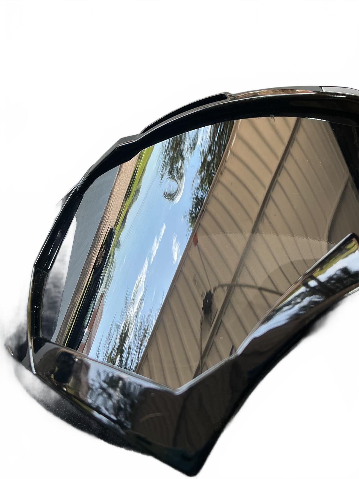 Black Adjustable Motorcycle\Ski Goggles with Reflective Lens One Size
