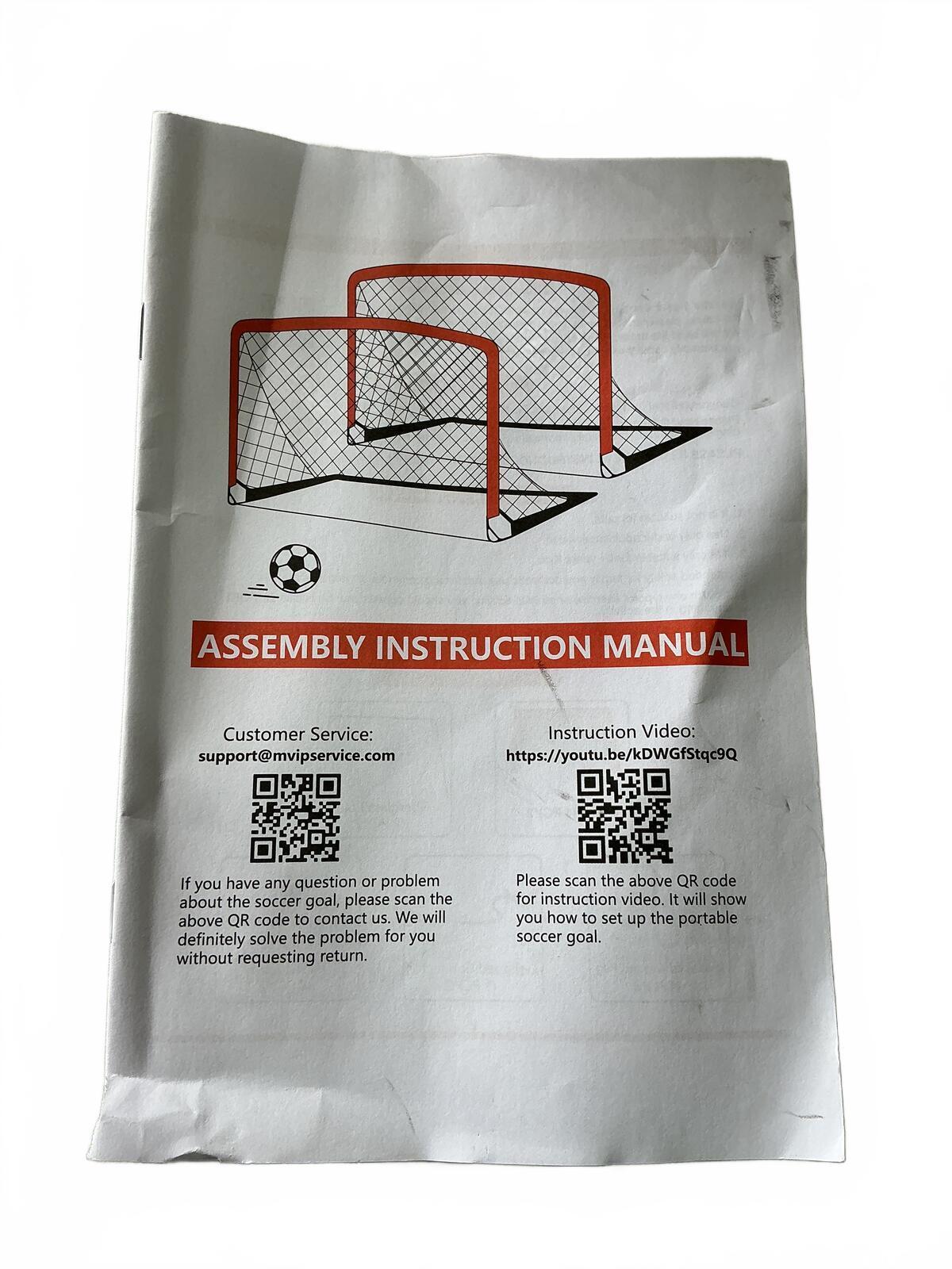 Portable Soccer Goal Set 5 x 3.6 x 2 ft