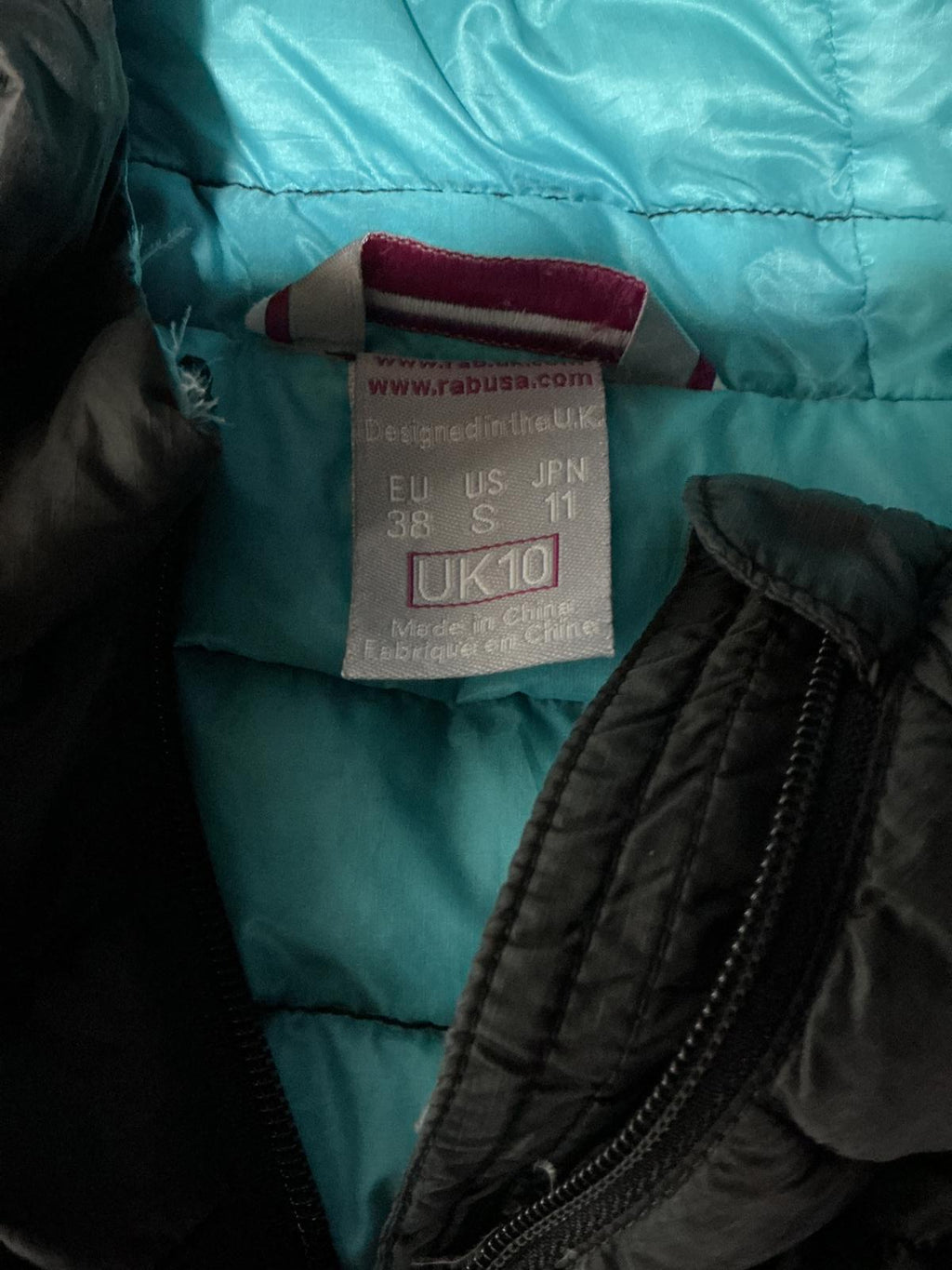 Rab Women's Black Puffer Jacket with Hood