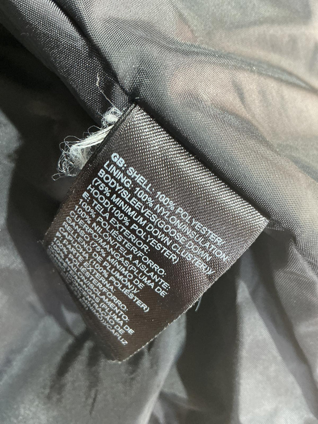 The North Face Women's Down Jacket Ski Skirt Layered Front Small Black