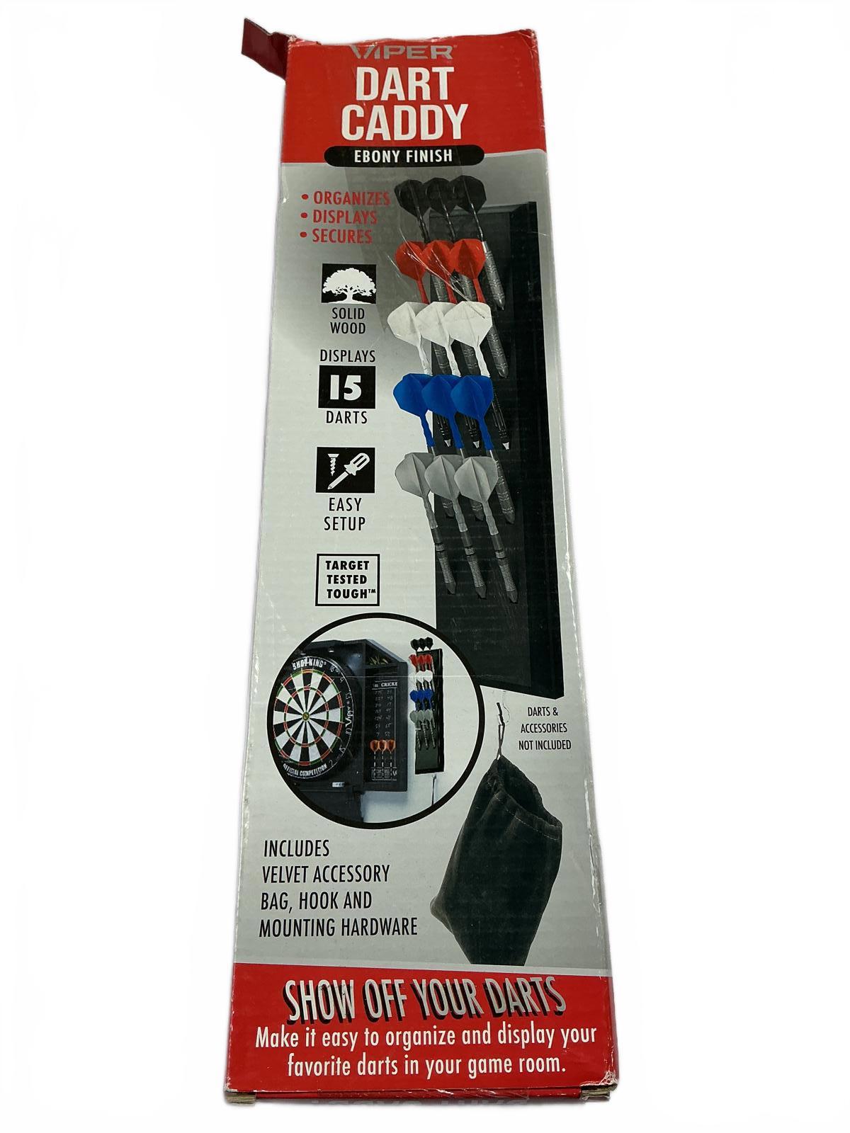 Viper Dart Caddy Ebony Finish - Holds 15 Darts