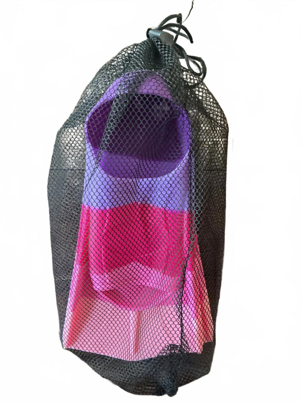 Azuunye Small Size Colourful Swim Fins with Purple, Pink and Red Design Size 1-2