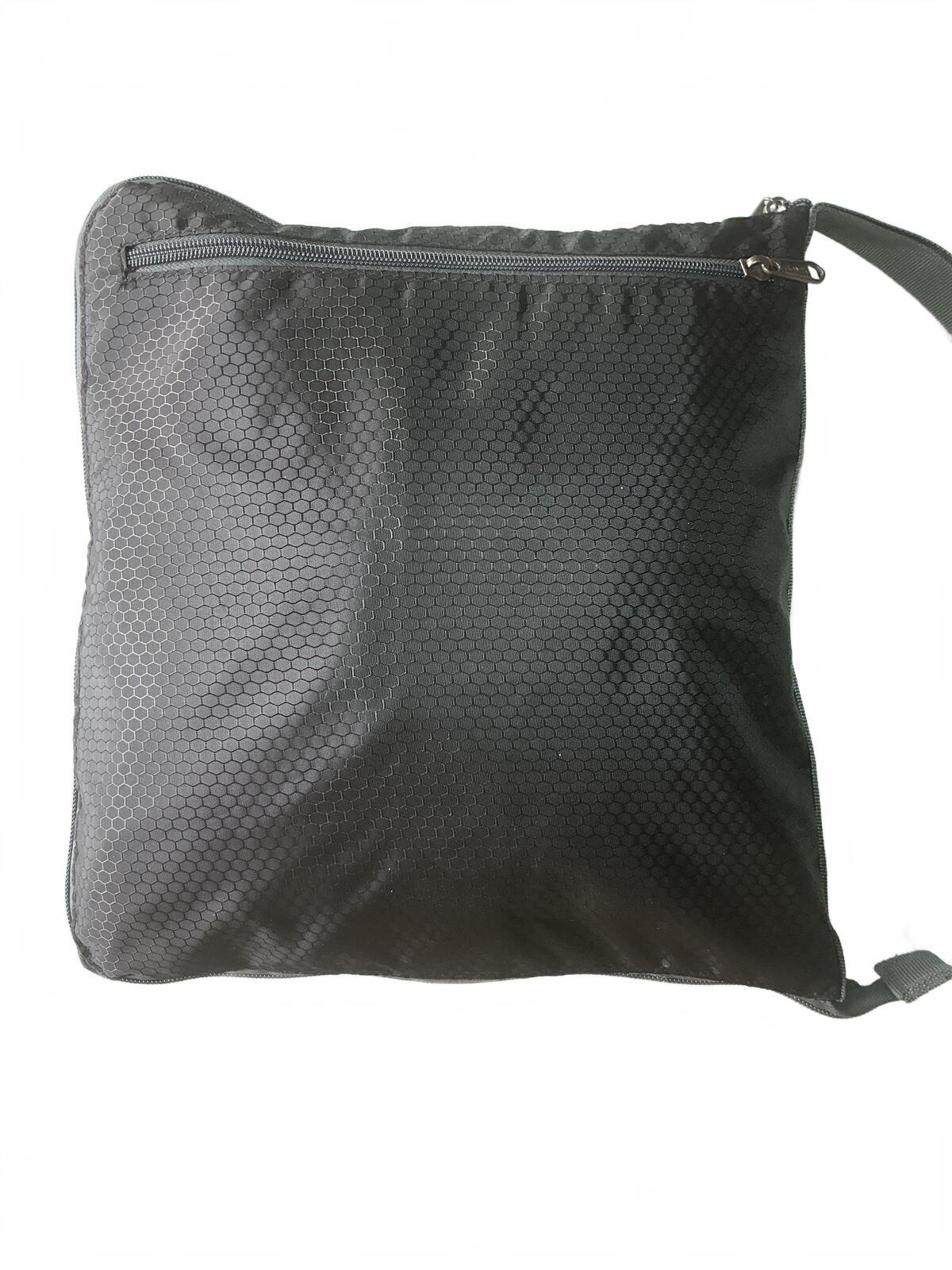 Gonex Large Black Foldable Travel Duffel Bag with Shoulder Strap
