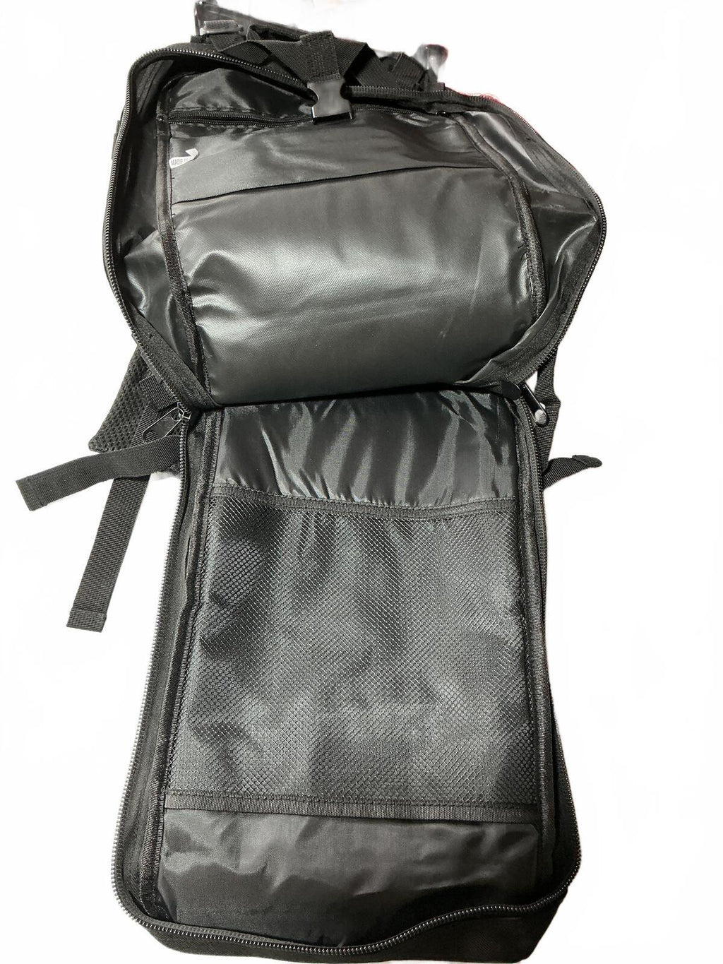 Black Tactical Backpack Military Style Durable Outdoor Bag