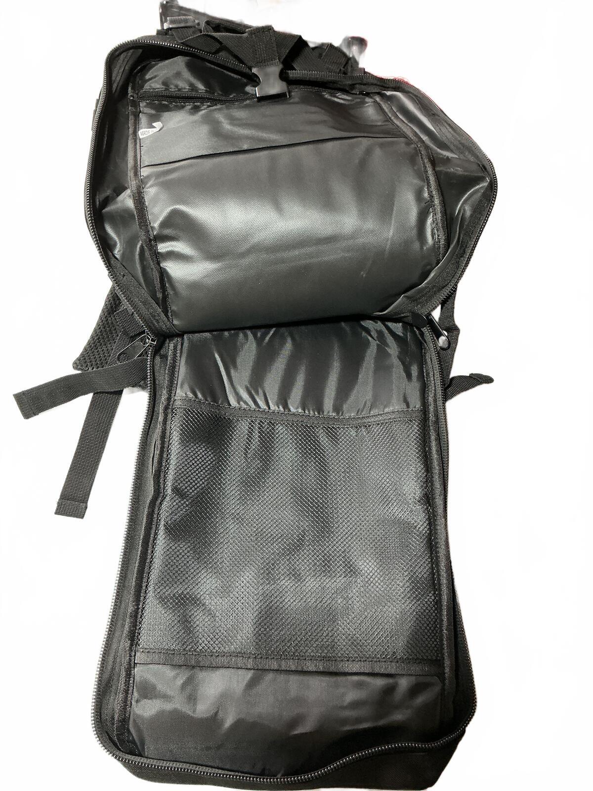 Black Tactical Backpack Military Style Durable Outdoor Bag