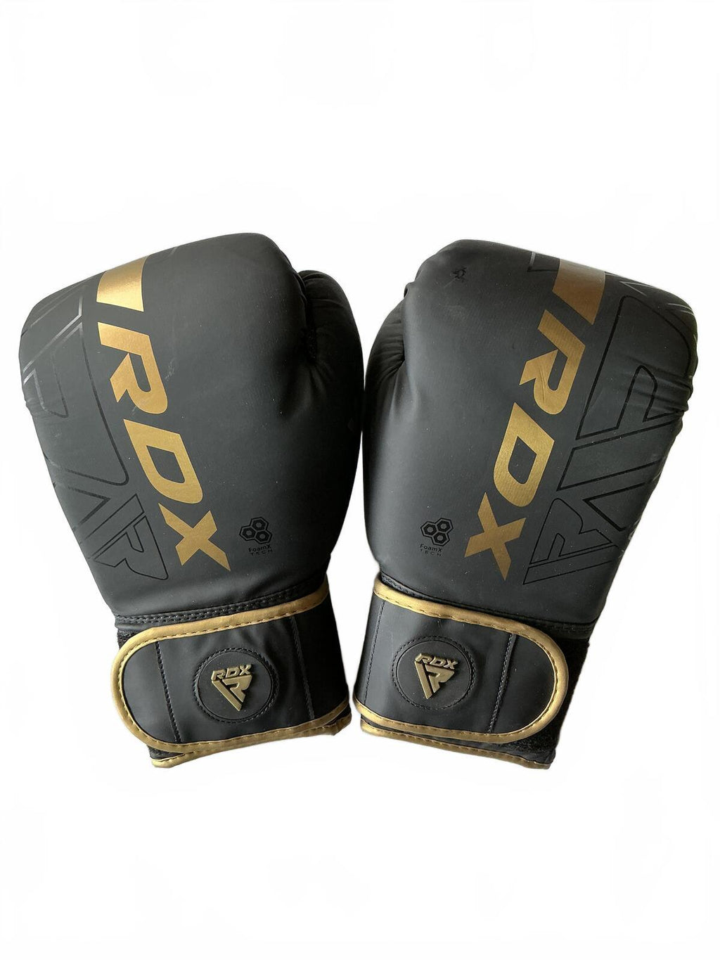 RDX Black and Gold Boxing Gloves with FoamX Tech Size 10oz