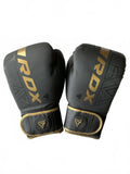 RDX Black and Gold Boxing Gloves with FoamX Tech Size 10oz