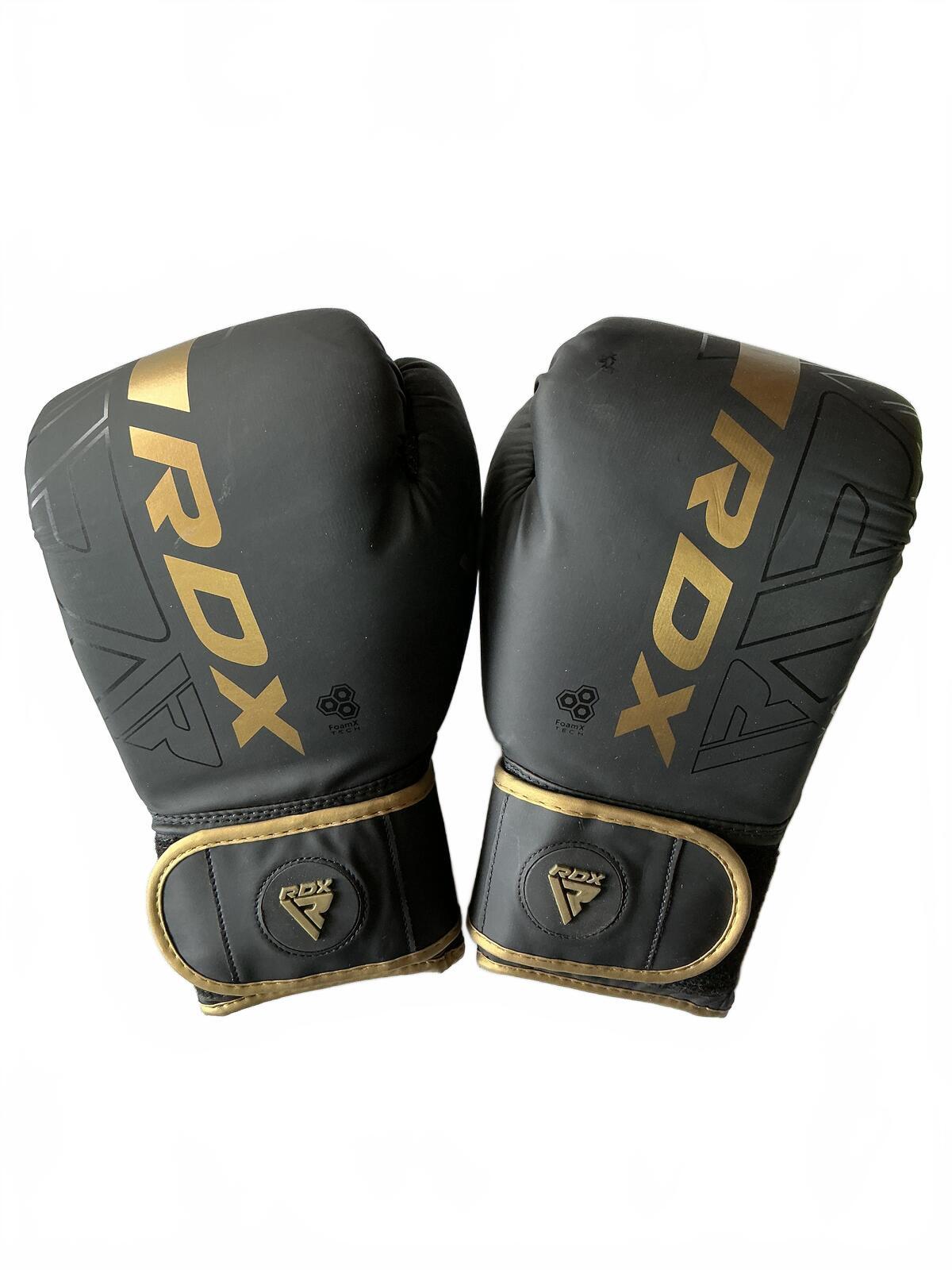 RDX Black and Gold Boxing Gloves with FoamX Tech Size 10oz