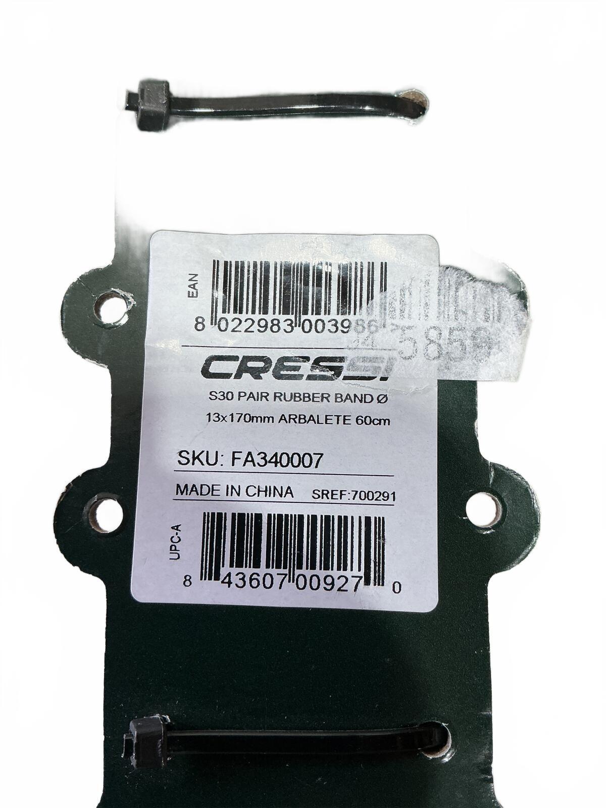 *NEW* Cressi S30 Speargun Rubber Band 13x170mm Arbalete 60cm