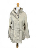 Geox Claudin Beige Women's Utility Jacket Size 14