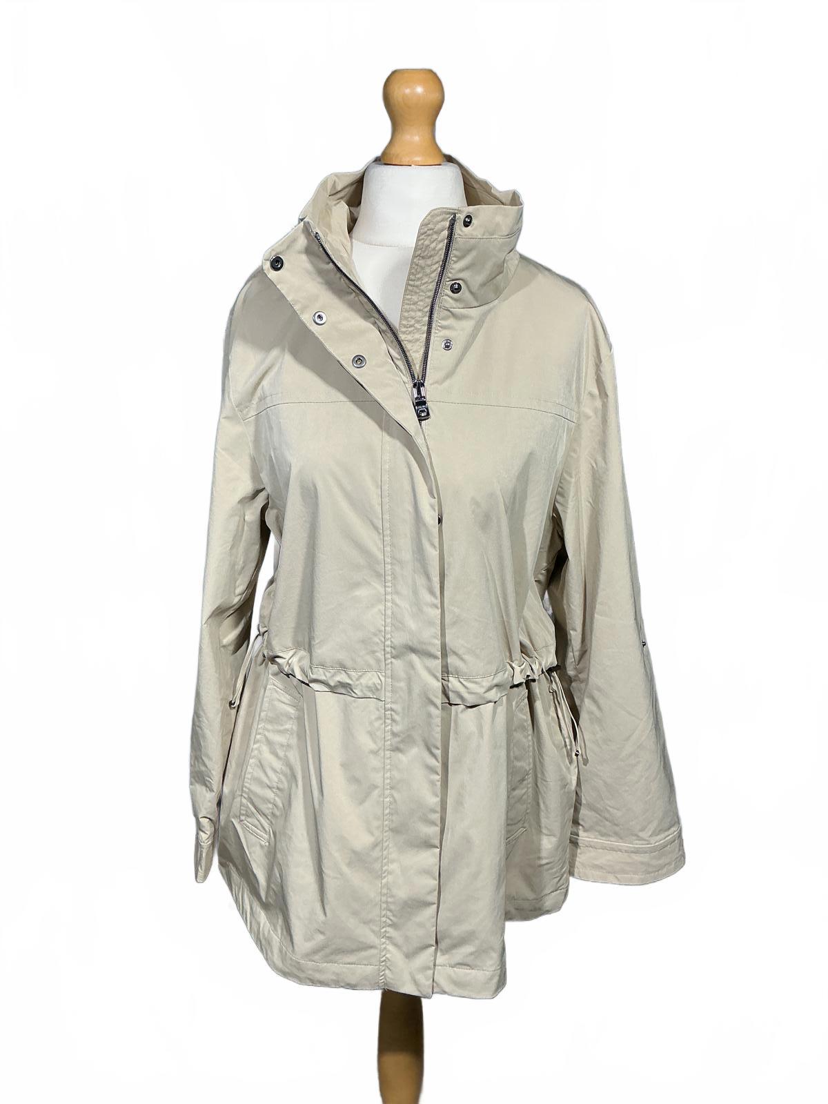 Geox Claudin Beige Women's Utility Jacket Size 14