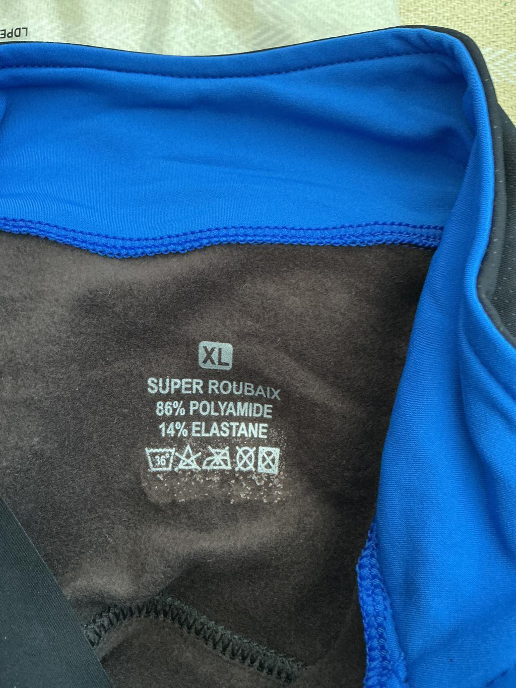 Fdx Black and Blue Cycling Jacket Size Regular Xl