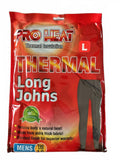 Pro Heat Thermal Long Johns Mens Size L