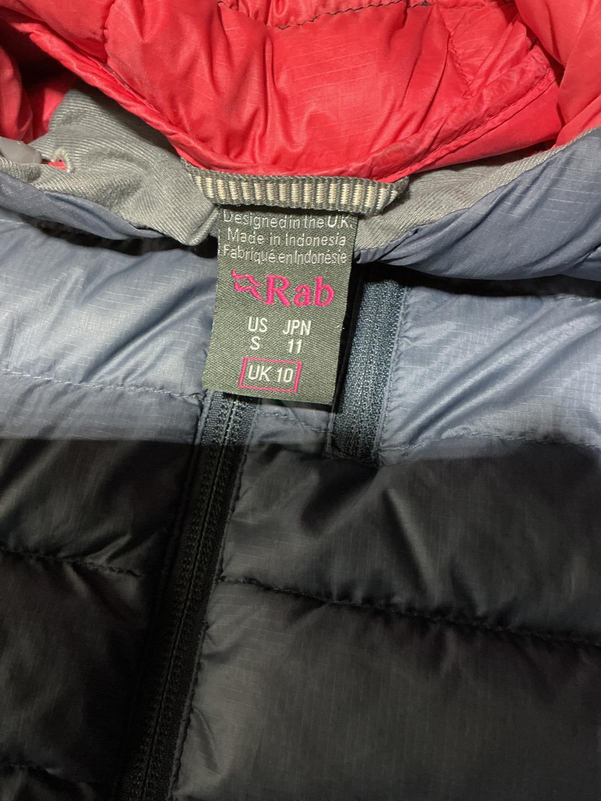 Rab Women's Insulated Hooded Jacket - Grey with Red Lining