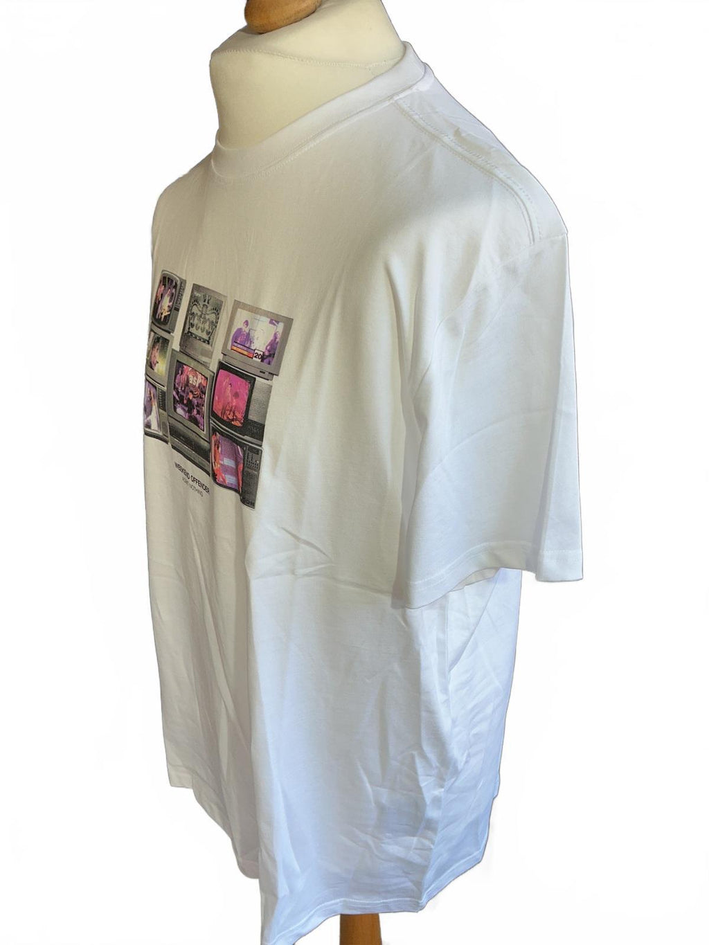 *NEW* Weekend Offender Vision White Graphic T-Shirt XL Casual Streetwear