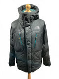 The North Face Men's Large Winter Puffer Jacket Hooded Black Turquoise