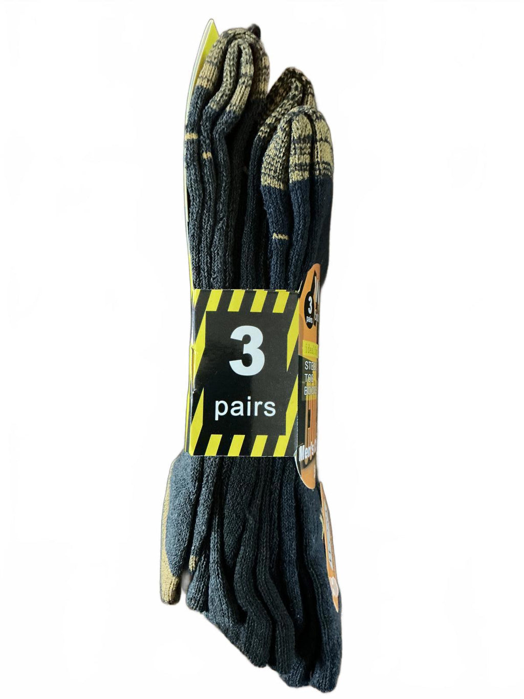 Men's Chunky Work Socks 3-Pack EU 39-45 UK 6-11