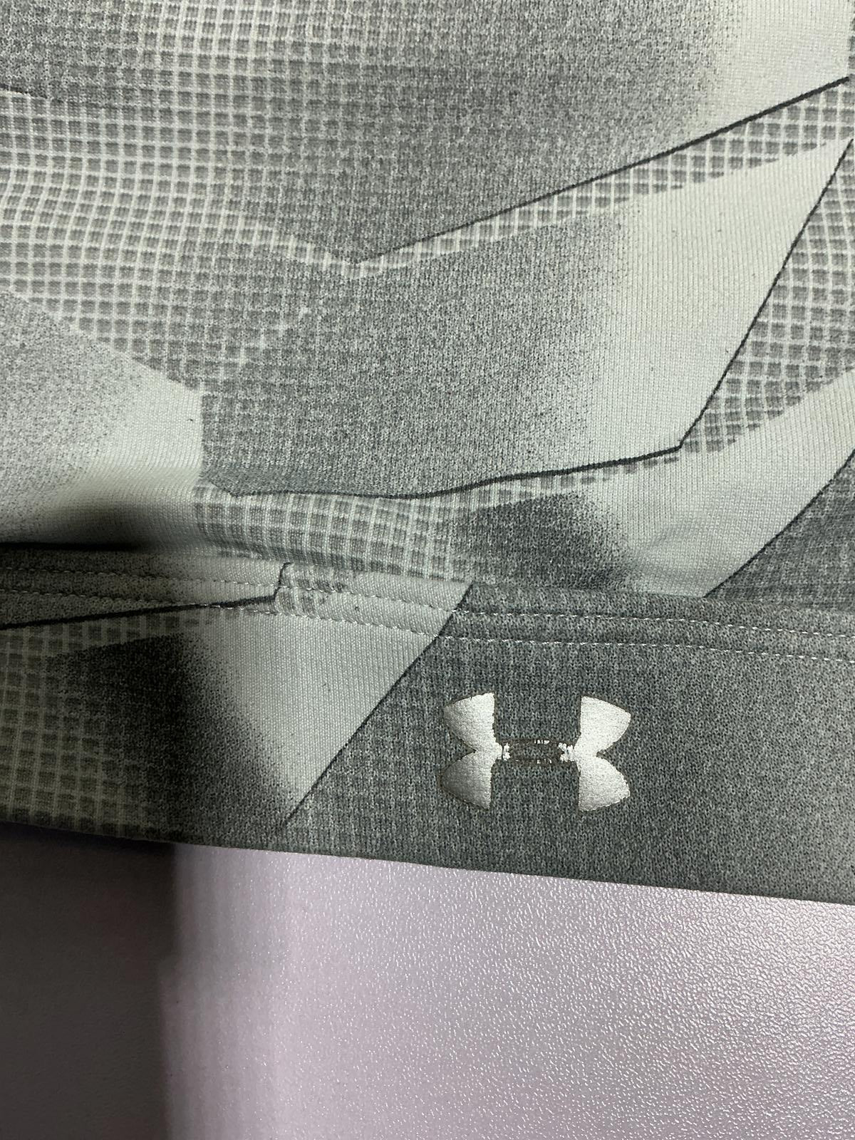 Under Armour Women's Sports Bra Grey Patterned Medium Support
