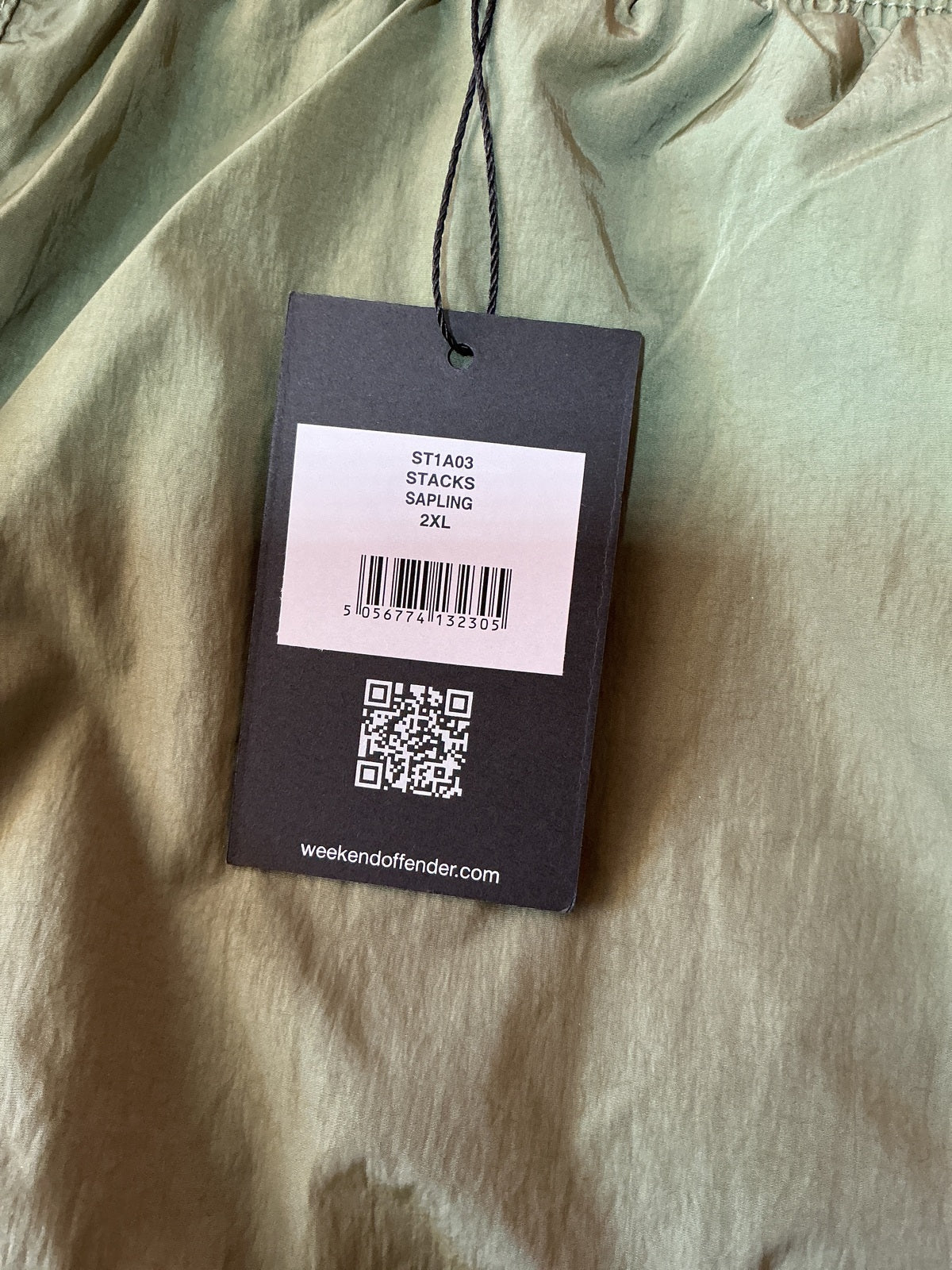 *NEW* Weekend Offender Stacks Sapling Green Men's Swim Shorts Size 2XL