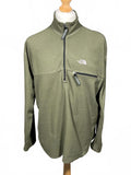 The North Face Olive Green Fleece Hiking Pullover